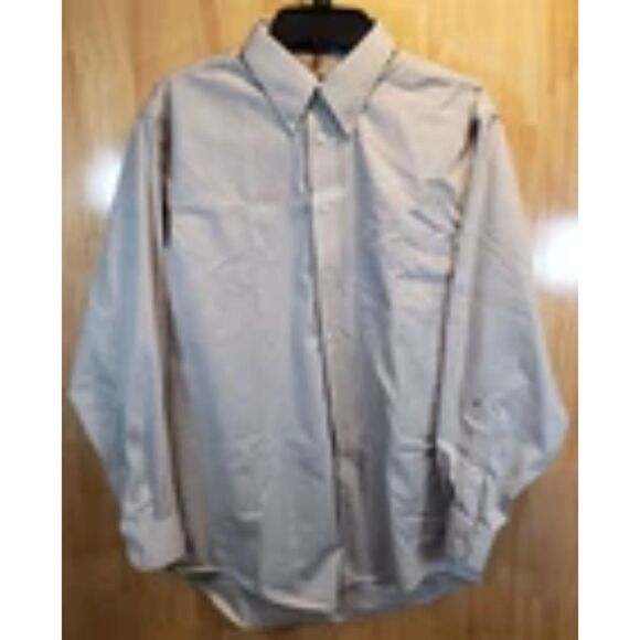 Stafford Men’s Shirt Lot of 4 – Size Medium Long Sleeve Button-Up Solid, Stripe - Picture 2 of 11